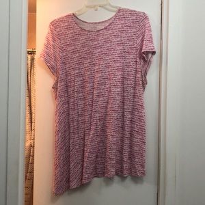 J Jill Linen Striped T-Shirt